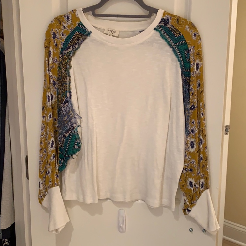 Boho, wide long sleeve shirt